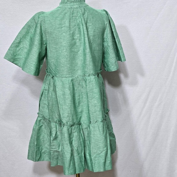 Tuckernuck Emerald Ruffle Mini Dress - Picture 5 of 12